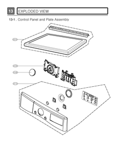Diagram 1 Diagram and Parts List for DLE3470M ABMEEUS LG Dryer