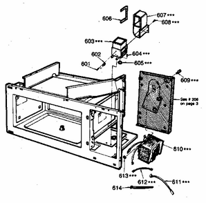 Microwave Parts Diagram and Parts List for 7218815180  Kenmore Microwave