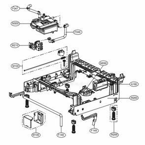 Base Assembly Diagram and Parts List for LSDF9962ST ASTEEUS LG Dishwasher