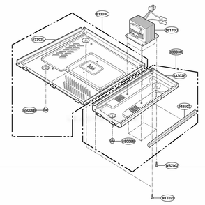 Part Location Diagram of 3302W1A046D LG BASE PLATE