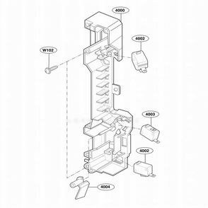 Latch Board Parts Diagram and Parts List for JVM1542WF CWHEGEU LG Wall Oven