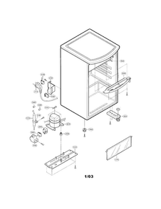 Part Location Diagram of 4270JA3002B LG BAR