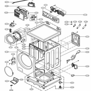 Part Location Diagram of AGL72949919 LG PANEL ASSEMBLY,CONTROL