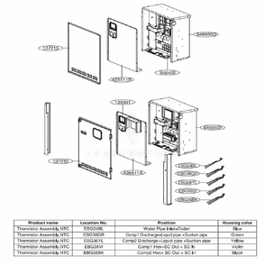 Part Location Diagram of ACQ89828812 LG COVER ASSEMBLY,CONTROL(OUTDOOR)