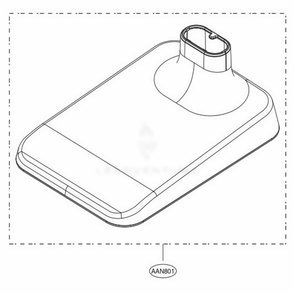 Base Assembly, Lower Diagram and Parts List for A927KVMS AVWELGA LG Canister Vacuum