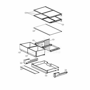 Refrigerator Parts Diagram and Parts List for LRFVS3006S ASTCNA0 LG Refrigerator