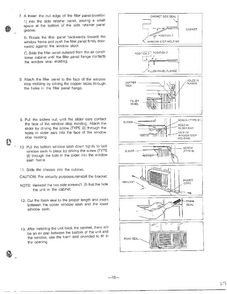 Cabinet Installation Page 2 Diagram and Parts List for 58280  LG Air Conditioner