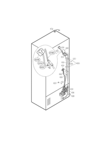 Valve And Water Tube Parts Diagram and Parts List for LFX28979SW 02 LG Refrigerator