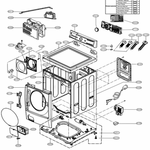 Part Location Diagram of EAM63891308 LG FILTER ASSEMBLY