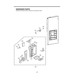 Section 2 Diagram and Parts List for LMX25981ST AST1GSC LG Refrigerator