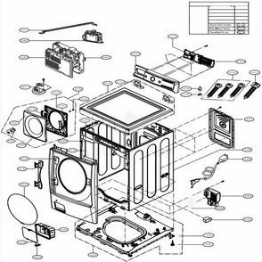 Part Location Diagram of MBL65460902 LG CAP,COVER