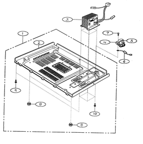 Part Location Diagram of 3302W0A019B LG PLATE,BASE