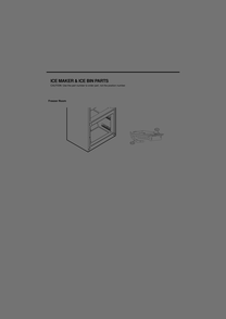 Ice Maker And Ice Bin Parts Diagram and Parts List for GR-B318LSJM ASTCNA2 LG Refrigerator