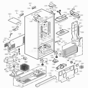 Part Location Diagram of 6500JB2001P LG SENSOR,TEMPERATURE