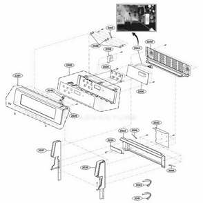 Part Location Diagram of AGM73371702 LG PARTS ASSEMBLY