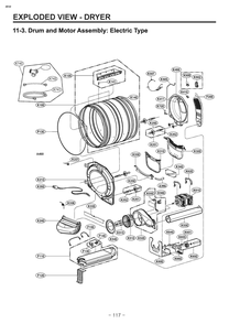 Diagram 3 Diagram and Parts List for W3S1CVKKGVS AGGEEUS LG Washer