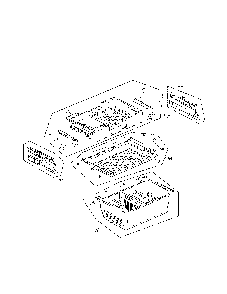 Freezer Parts Diagram and Parts List for LFX31925ST 00 LG Refrigerator
