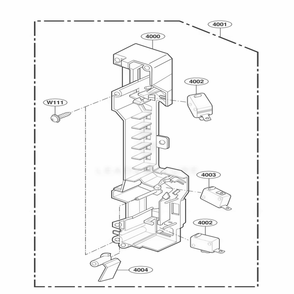 Latch Board Parts Diagram and Parts List for LMVH1750SW AWHELGA LG Range