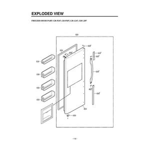 Section 6 Diagram and Parts List for LRSPC2031BK AWBCLGA LG Refrigerator