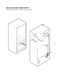 Part Location Diagram of AEC73977404 LG GUIDE ASSEMBLY,RAIL