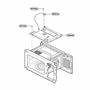 Sensor Parts Diagram and Parts List for JMC9158AAQ AB6EJEN LG Wall Oven