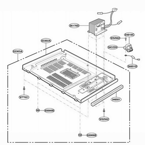 Part Location Diagram of 3302W0A017A LG PLATE,BASE