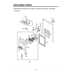 Section 1 Diagram and Parts List for LRSC26980TT ATICLGA LG Refrigerator