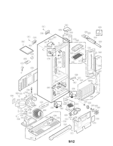 Part Location Diagram of ABY72909007 LG CKD Assembly