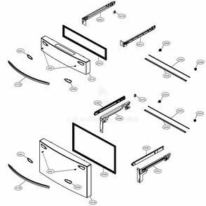 Door Parts 3 Diagram and Parts List for LRMDC2306S ASTCNA0 LG Refrigerator
