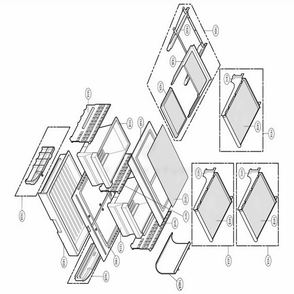Refrigerator Parts Diagram and Parts List for 79763 AST1SEF LG Refrigerator