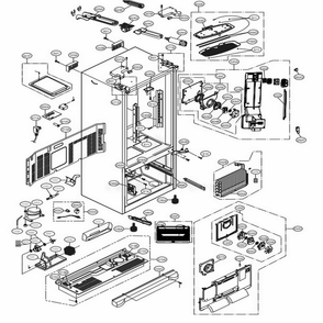 Part Location Diagram of MCK68412508 LG COVER,HINGE