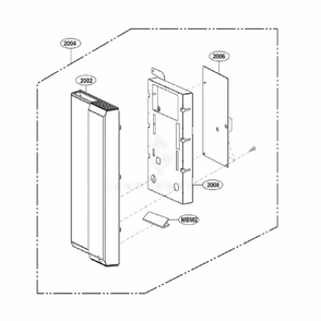 Controller Parts Diagram and Parts List for LMHM2017SB CBKELGA LG Microwave