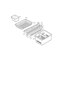 Freezer Parts Diagram and Parts List for 79571093111  Kenmore Refrigerator