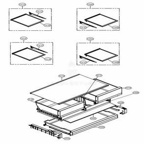 Refrigerator Parts Diagram and Parts List for LFCC23596S ASTCNA0 LG Refrigerator