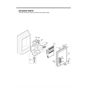 Section 6 Diagram and Parts List for LFX25971SW ASW2LGA LG Refrigerator