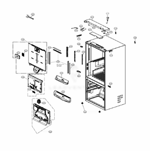 Part Location Diagram of EAU63503706 LG MOTOR ASSEMBLY,DC