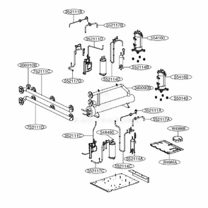 Main 5 Diagram and Parts List for ACAH050HDTB AAAAAAU LG Air Conditioner