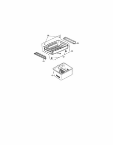 Freezer Parts Diagram and Parts List for 79570329310  Kenmore Refrigerator