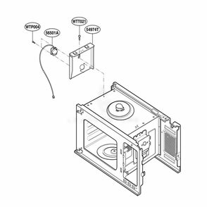 Part Location Diagram of 4974W1A033B LG GUIDE,SENSOR