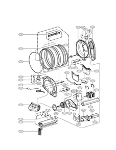 Part Location Diagram of 4932EL4001A LG Pipe Connector