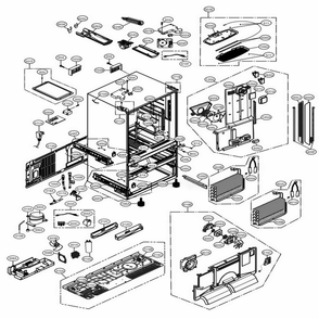 Part Location Diagram of EBR75234713 LG PCB ASSEMBLY,MAIN