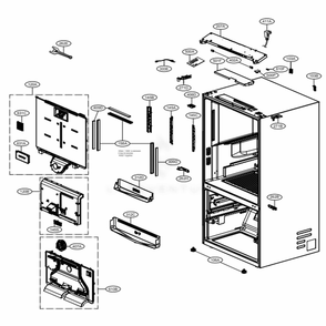 Part Location Diagram of EBR88309706 LG PCB ASSEMBLY,MAIN