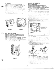 Disassembly Instructions Page 3 Diagram and Parts List for 58280  LG Air Conditioner