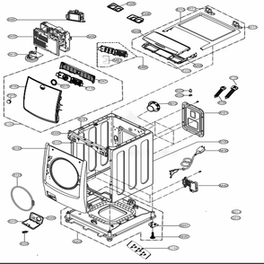 Part Location Diagram of ACQ88741302 LG COVER ASSEMBLY,CABINET