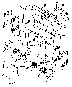 Range Hood Diagram and Parts List for 2335208390  Kenmore Range Hood