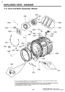 Diagram 5 Diagram and Parts List for W3S1CVU2EVS ABLEUUS LG Washer