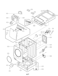 Part Location Diagram of EAM60991310 LG FILTER ASSEMBLY