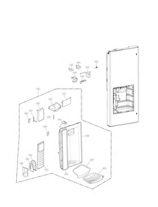 Part Location Diagram of MBG64843502 LG Lever button