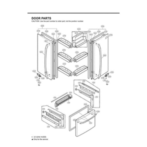 Section 5 Diagram and Parts List for LFC25770SB AWBCLGA LG Refrigerator