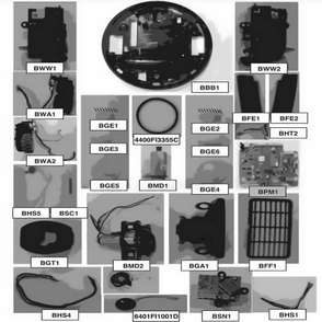 Part Location Diagram of EBR62979923 LG PCB ASSEMBLY,MAIN